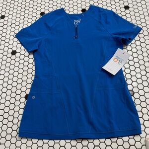 NWT Barco one  Blue Short Sleeve uniform Top size XXS